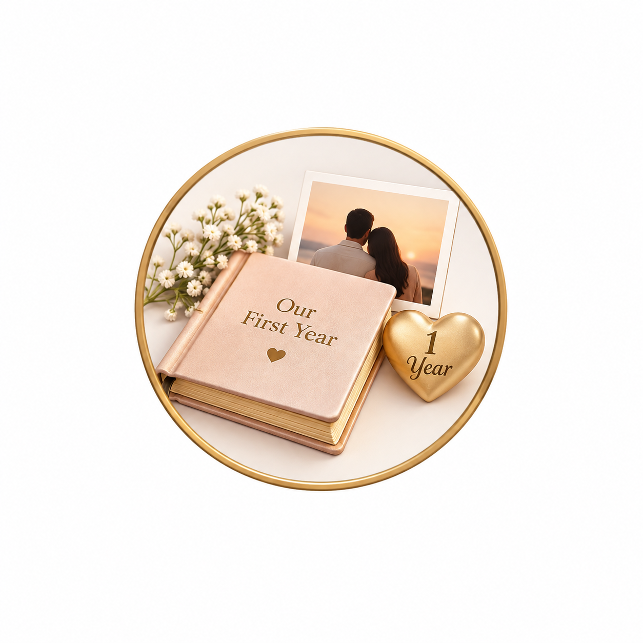 Cherished Chapters" — A First-Anniversary Lifestyle Portrait Prompt
